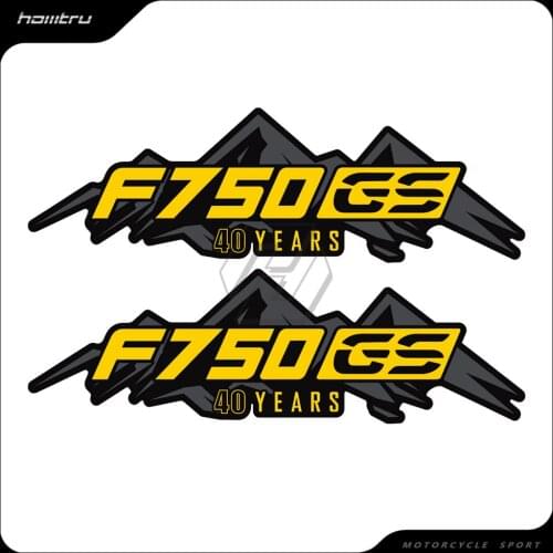 Motorcycle Sticker Case for BMW Motorrad Aluminum Box F750GS 40 Years