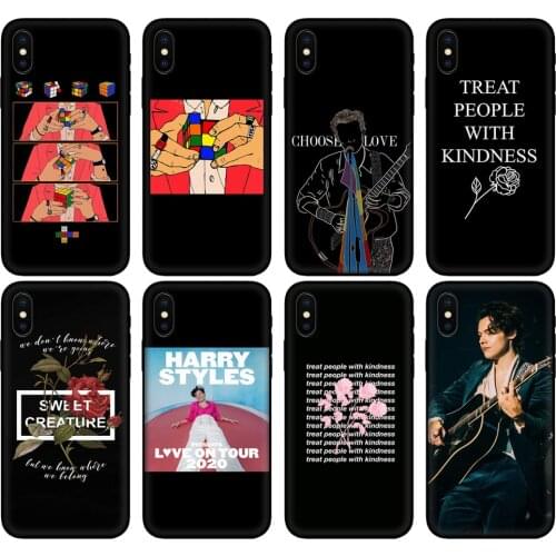 Black tpu Case For Samsung Galaxy A50 50S A30S A10 A01 A11 A21S A31 A41 A51 A71 M21 M30S S10 LITE Harry Styles Treat People