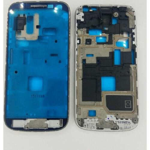 For Samsung Galaxy S4 Mini I9190 I9192 I9195 Original New Phone Chassis Housing Middle Frame Bezel Cover Replacement + Adhesive