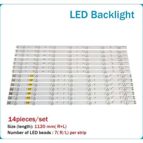 For SAMSUNG UN50EH6000F LED STRIP 50-3535LED-98EA-R, D1GE-500SCB-R1 D1GE-500SCB-R2 D1GE-500SCA-R1 D1GE-500SCA-R2