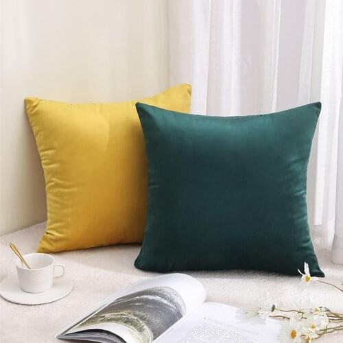 Dutch Fleece Cushion Cover Suede Pillowcase Home Decor 45*45cm Pillow Covers Sofa Cushions Pillow Cases KD-0755