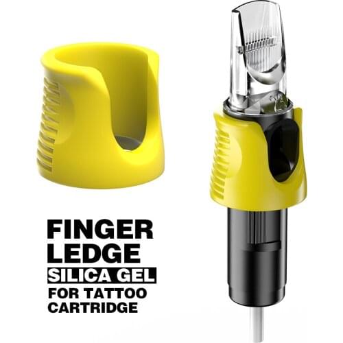 Finger Ledge Silica Gel For Tattoo Cartridge 60Pcs/Box Compatible with EN05 cartridges