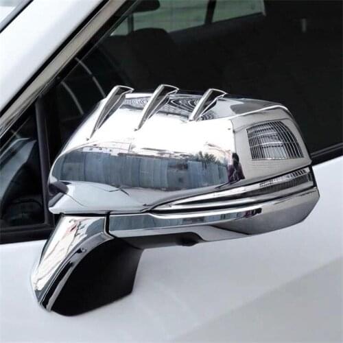 Door Mirror Cover For Toyota RAV4 2019 XA50 Chrome Side Wing Review Mirror Cover Car-styling Tuning Accessory