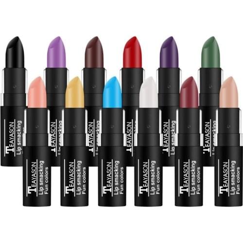 10 Colors Matte Lipstick Lip Gloss Cosmetic For Makeup Long Lasting Moisture Make Up Waterproof Lipstick Lips Tint Pomade
