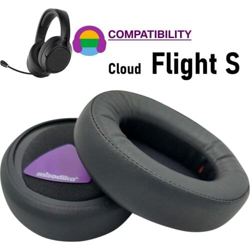 Misodiko Ear Pads Replacement for HyperX Cloud Flight S Gaming Headset, Headphones Earpads Cushion Repair Parts