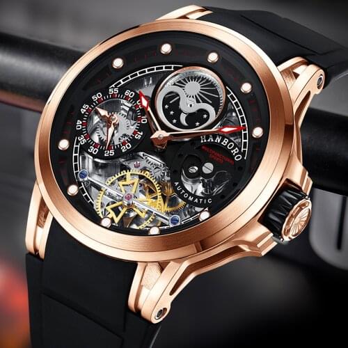 Luxury Watch Men Automatic Mechanical Wristwatch Multiple Time Zone Stainless Steel Sapphire Crystal Clock Reloj Hombre New 2021