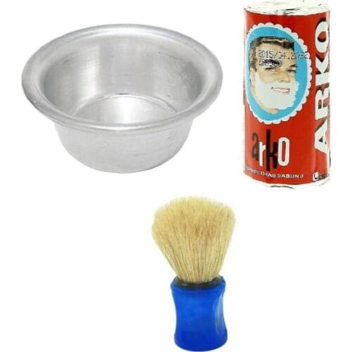 75 Gr X 1 Arko Shaving Soap For Men Old Turkish Brand 1 Brush 1 Cup