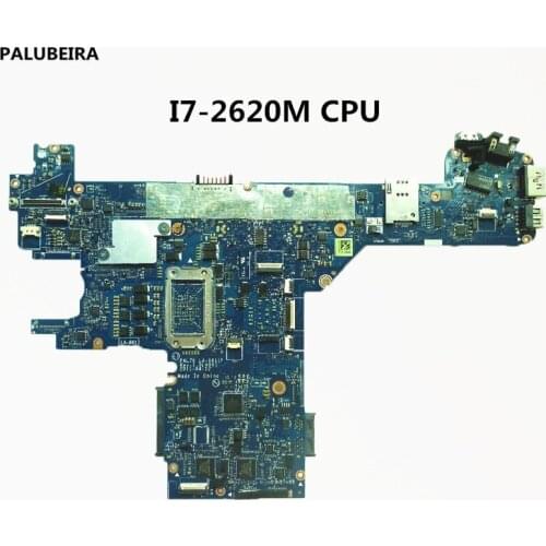 PALUBEIRA E6320 laptop motherboad For Dell Latitude Y45W5 CN-0Y45W5 0Y45W5 PAL70 LA-6611P I7-2620M CPU DDR3 100% work