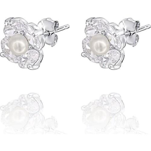 Серьги с жемчугом Rich Line China At AliExpress