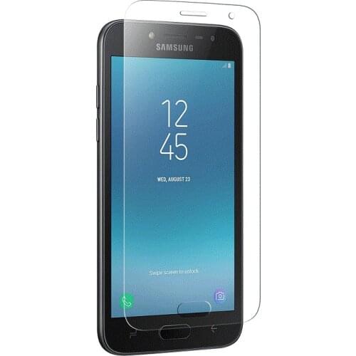 VNSTRIP 2 pcs/ bag with TPU case Good Quality HD transparent tempered glass prtective film for Samsung J2 PRO Anti-finger print