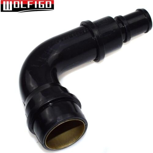 WOLFIGO New Crankcase Breather Hose Intake Air Tube Connector For VW Jetta Golf MK4 Audi A4 1.8Turbo 06A103213F