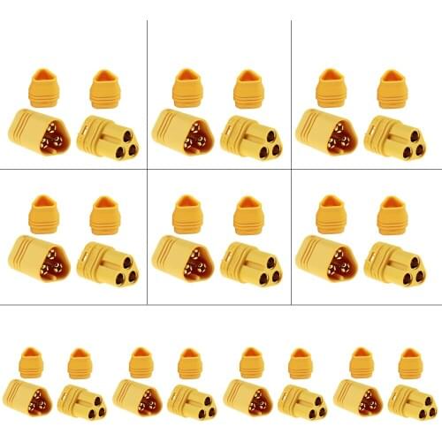 10 pairs MT60 3.5mm Motor Plug / Connector Set for RC lipo battery FPV Multicopter