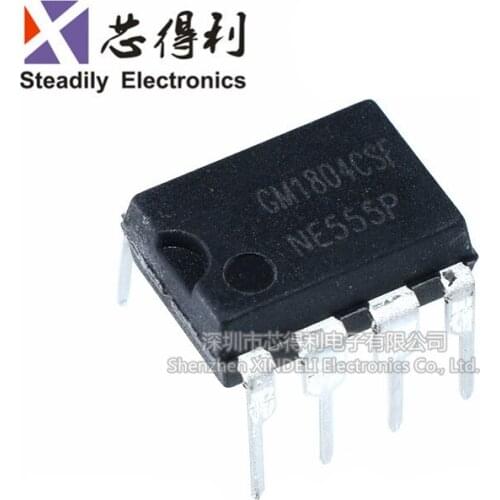 10PCS NE555 NE555P DIP8 NE555N DIP 555 Timers DIP-8 New and Original IC Chipset