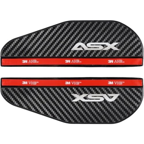 2 PCS Car Rearview Mirror Rain Blades Anti Eyebrow Water Proof For Mitsubishi ASX