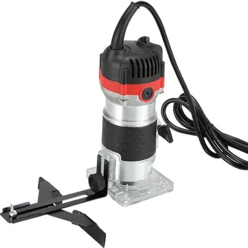 450W/800W Electric Trimmer Machine Woodworking Tools Wood Engraving Slotting Drilling Machine with Milling Cutter Power Tool