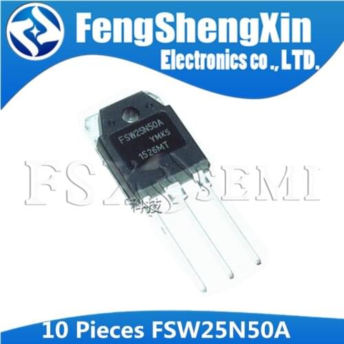 5pcs FSW25N50A TO-3P FSW25N50 TO3P 25N50 25N50A 500V 25A Power triode