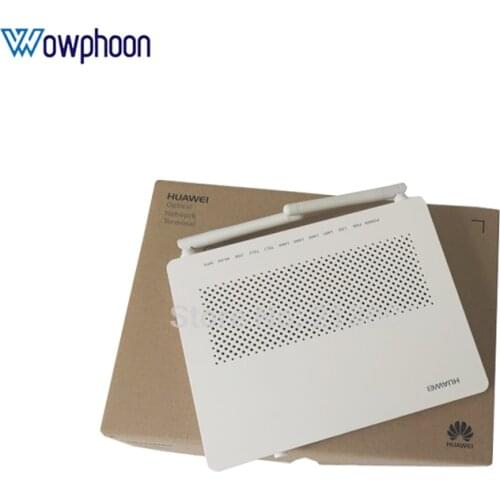 Free shipping 3PCS huawei gpon ont hg8245h router 4GE+2TEL+USB+WIFI optic fiber modem 100% brand and new