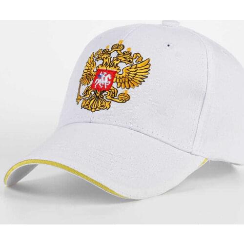 New Unisex 100%Cotton Outdoor Baseball Cap Russian Emblem Embroidery Snapback Fashion Sports Hats For Men & Women Patriot Cap