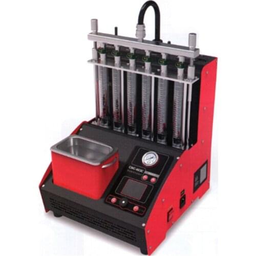 CNC-60 Fuel Injector Cleaning Detector Ultrasonic Cleaning Technology Microprocessor Oil Pressure Control Cleaning and Testing