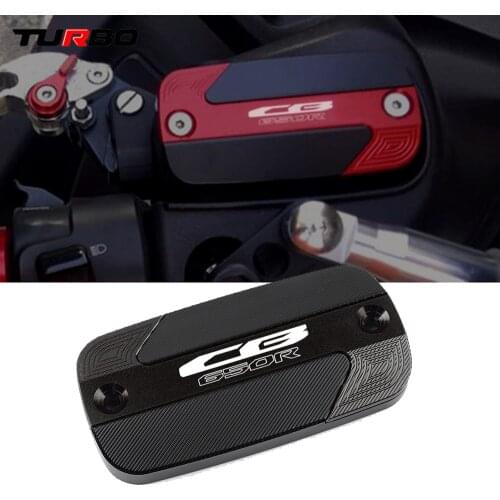 For HONDA CB650R CB 650R 2019-2020 High quality Motorcycle CNC Aluminum Front Brake Reservoir Fluid Tank Cover With logo