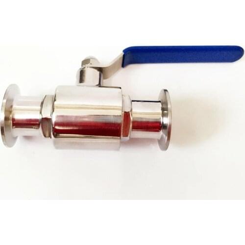 Fit 89mm Pipe OD x 3.5" Tri Clamp Sanitary Ball Shut Off Valve SUS 304 Stainless Beer Brewing Home