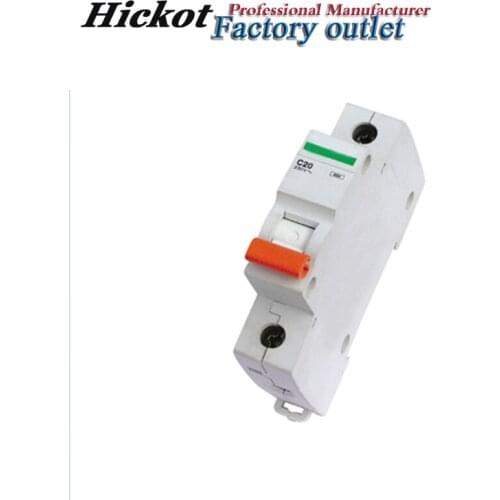 C Type Mini Circuit Breaker Mcb Mounting 35mm Din Rail Breaking High Capacity