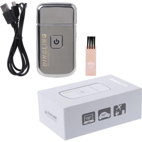 Mini USB Rechargeable Reciprocating Blade Electric Razor Shaver KM-5088 for Men