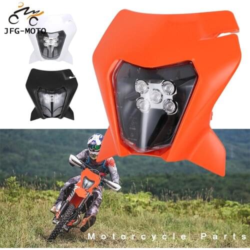 Motorcycle LED Universal Headlight Headlamp Head Lamp Light For KTM SX XC EXC SXF XCF XCW Six Days 125 150 250 300-530 Enduro