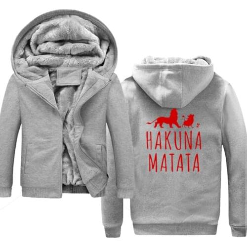 Simba Men Hoodies Brand Personality Zipper Sweatshirt Male Hoody Tracksuit Winter Hoodie Mens