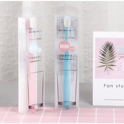 Soft Micro-Nano Manual Toothbrushes Slim Small Head Toothbrush with 20000 Bristles for Fragile Gums Adult