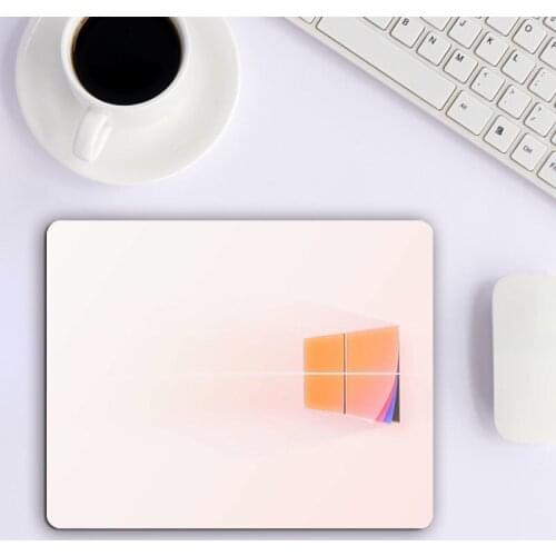 Small Mouse Pad With Logo of Windows for Office Workers and Gamers Keyboard Gaming Accessories Pc Gamer Complete Deskmat Deskpad
