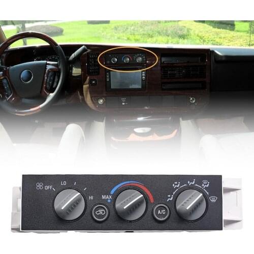 Heater Control Switch Replace lightweight Durable Climate A/C Control Panel 16240115 9378815 for Chevrolet-GMC C1500 K1500/Truck
