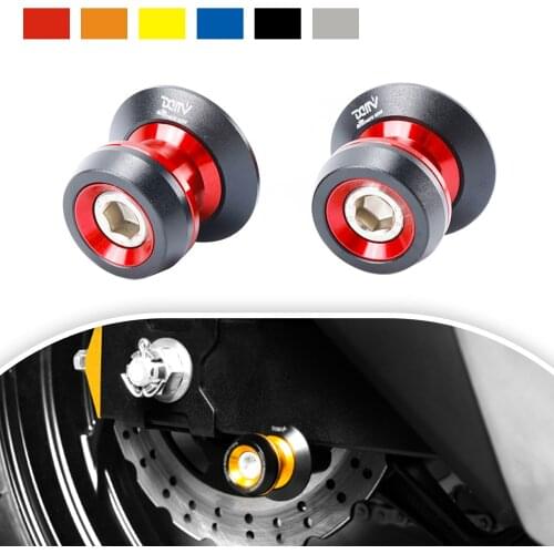 6MM Motorcycle Swingarm Spool Sliders For Ducati Monster 821 Multistrada 950 Supersport 939 Panigale 899 Panigale 959