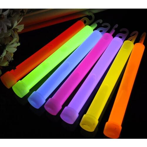 10 Pcs 6inch Industrial Grade Glow Sticks Light Stick Party Camping Emergency Lights Glowstick Chemical Fluorescent