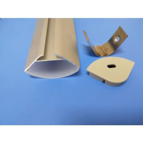 Free Shipping 2M/PCS 80m/LOT Newest led aluminum extrusion- led profile pendant housing suspended light profile