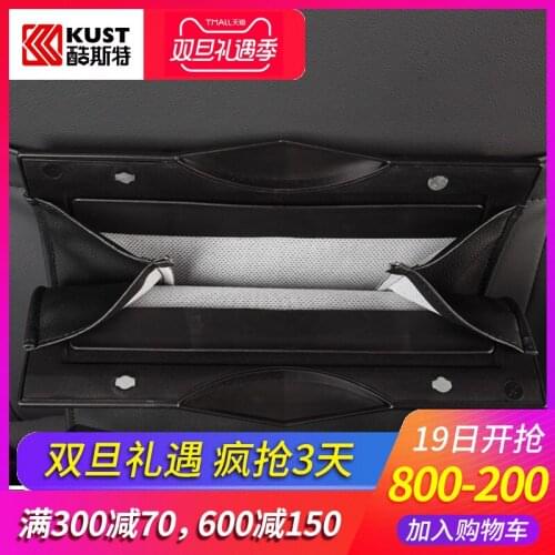 For Nissan X-Trail 2014-2019 1pcs/set Car universal rear seat back garbage bag storage bag Car-styling Car Storage