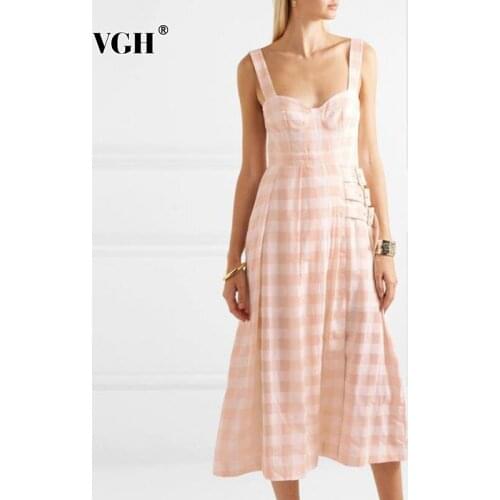 VGH Sleeveless Summer Dresses