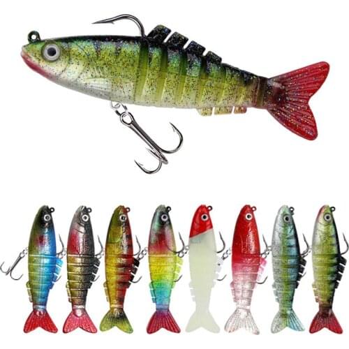 1pc 9cm 17.5g Fishing Soft Lure Wobbler Silicone Bait Sea Sinkers For Fishing Soft Shad Bait Swimbait Surface Lure Silicone Fish