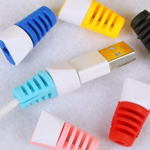 10pcs Charger Cable Saver Cover USB Charging Cord Protector For Phone