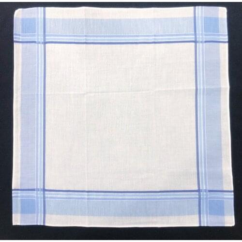 12 PCS Mens Vintage Plaid Handkerchiefs Party Square Gift Set 40x40cm