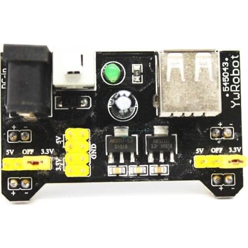 2PCS Special power module for bread Board MB-102 power module compatible with 5V, 3.3V
