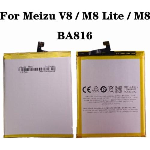 BA816 Battery 3000mAh For Meizu V8 / M8 Lite / M8 Smartphone Battery High Capacity Phone Replacement Batteries