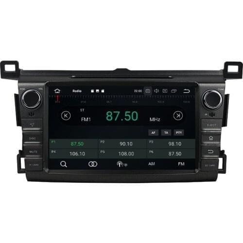 8" Android 10.0 PX6 Car DVD Player For Toyota RAV4 2013 Car Radio 6 Core Car Stereo 2 Din Audio Multimedia Player 4+64G DSP