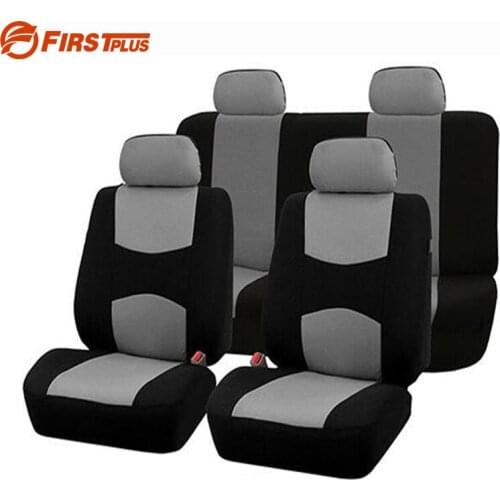 Car Styling Elastic Polyester Car Seat Covers Front Back Seat Cushion Cover Auto Chair Universal Fit - Interior Accessories
