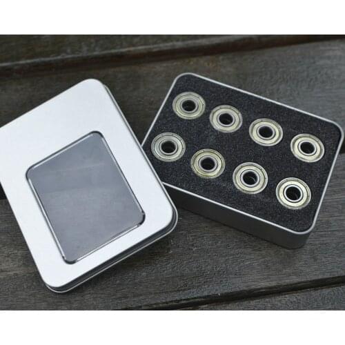 Free Shipping 16pcs/pair Skateboard Bearings 608ZZ ABEC-7 Chrome Steel Roller Skate Bearings Ice Skate Bearings