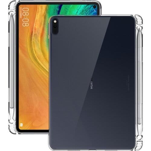 Tablet case With Pen Holder For Huawei MatePad Pro 10.8 TPU Soft back cover for MatePad Pro 10.8'' MRX-W09/W19/AL09/AL19 Case