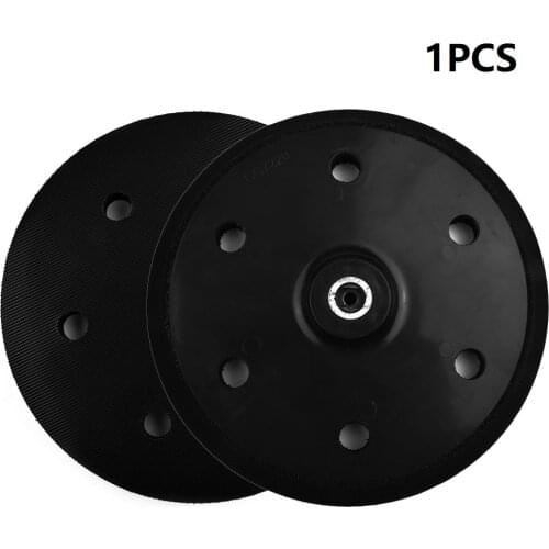 9Inch 210mm 6 Hole Wall Polishing Sanding Pad Backing Plate With 10mm Thread Hook & Loop Sanding Disc Abrasive Tool Power Tools