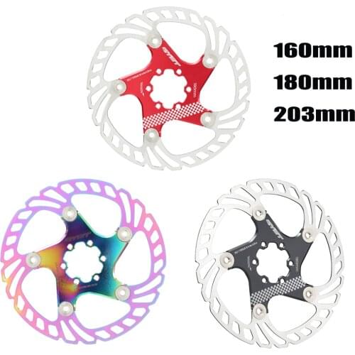 Bicycle Brake 160mm/180mm/203mm Disc Brake MTB DH Disc Rotors Hydreaulic Brake Pad Float Multicolor Brake pad Bicycle Parts