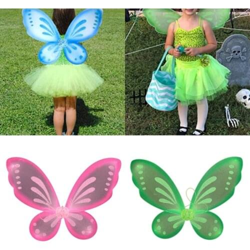 Fairy Butterfly Angel Wing for Kids Girls Party Fancy Dress Carnival Costume Photography Props for Halloween Cosplay