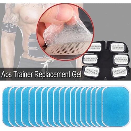 4/8PCS Muscle Trainer Gel Sticker Muscle Simulator Gel Pad Fitness Hydrogel